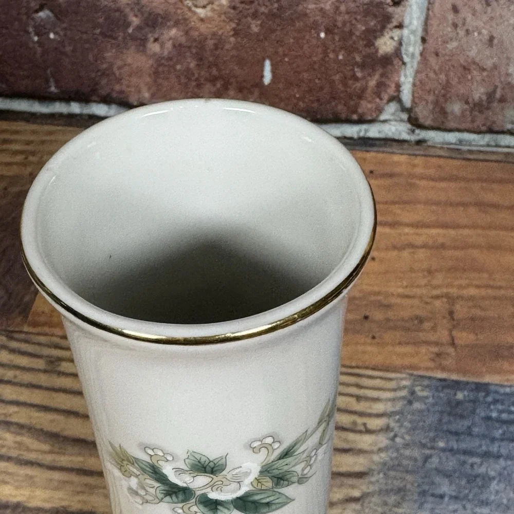 Vintage‎ LEFTON 50TH Golden Anniversary Bud Vase #1102 Japan Hand Painted